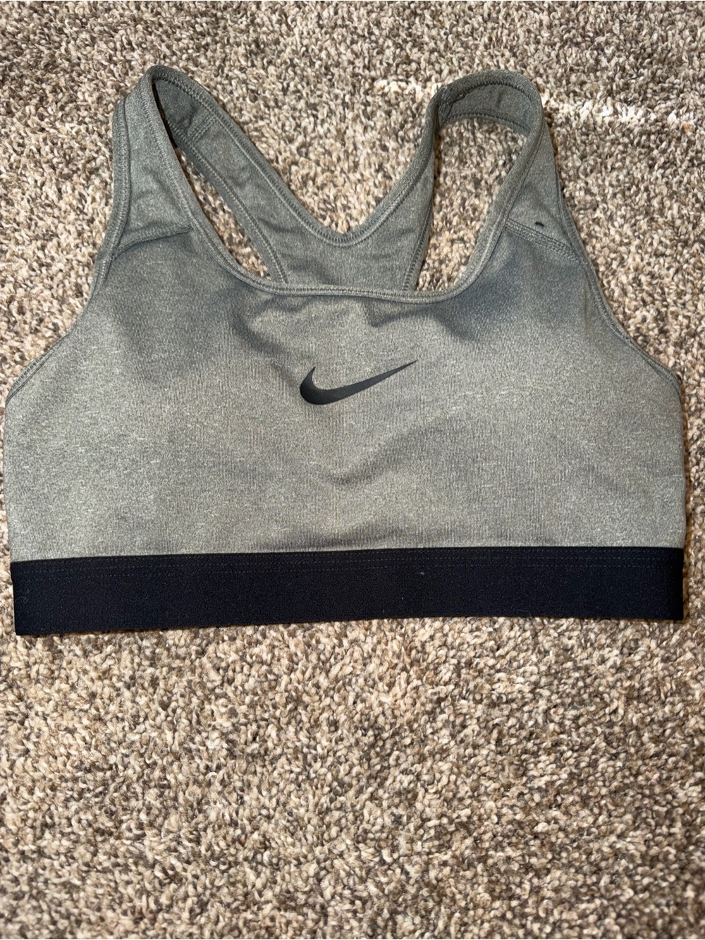 Nike Dri-FIT racerback sports bra lightly padded XS